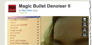 Red Giant releases Magic Bullet Denoiser II