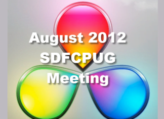August 2012 SDFCPUG Meeting-NOTES