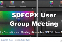 SDFCPX Meeting – Color Correction- Monday – Nov 2.